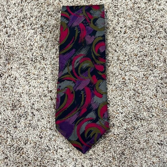 Harve Benard Colorful Pure Slik Tie - Picture 1 of 3
